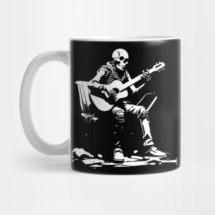 skeleton rock n roll Mug